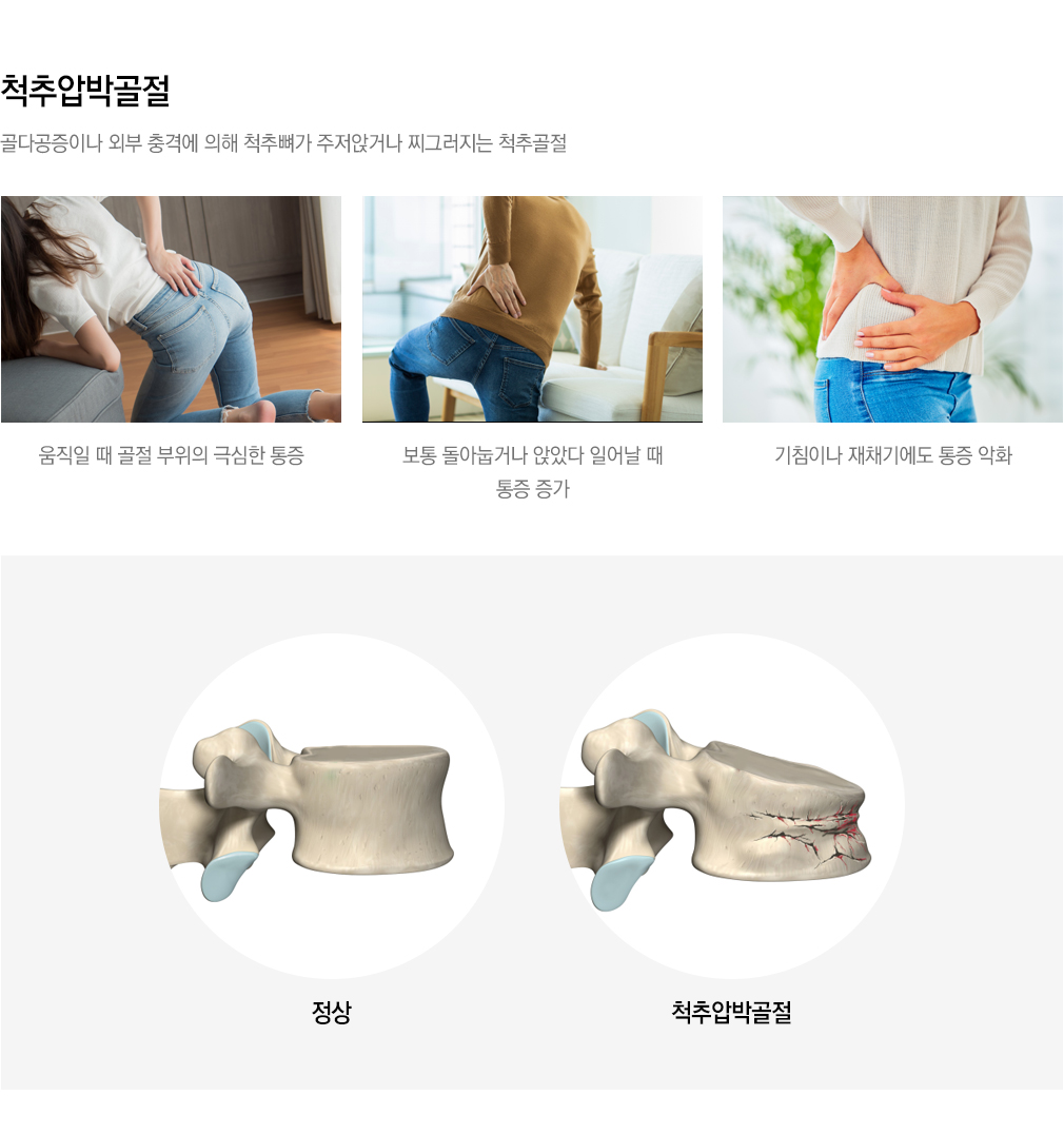 내시경 치료 가능한 척추질환